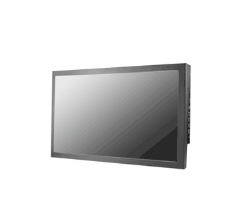 Chassis Mount LCD Display 24" LCD monitor, 1920x1080, LED-250nits, VGA, WT(-20~70C), AC-IN w/Built-in PWR + PCAP 2 POINTS touch Screen with CLEAR 2mm glass and USB Controller (FINGER AND THIN GLOVE ONLY)