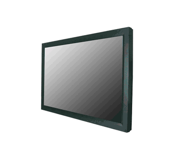Front Water and dust Proof IP54/NEMA 4 with IP54 Solid Back housing except I/O. Rear OSD  Industrial Chassis/Wall Mount Heavy Duty Metal Housing , 42" LCD monitor, 1920 x 1080, 450 nits  VGA + DVI + HDMI Input, with protective front tempered clean glass, 125VDC ( Terminal Block with "+' / "-" )+ Power on/off Switch + Normal Clean Glass + IR touch screen with USB controller + Front OSD controls Brightness "+" / "-" directly