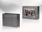 Chassis, 10.1" LCD monitor, 1024x600, LED 200 nits, VGA input with Capacitive Touch with USB (Model: ECHW1010-TC)