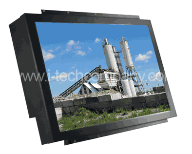 Chassis, 24.1" LCD monitor, 1920x1200, LED 300 nits, VGA input (Model: ECHW2400)