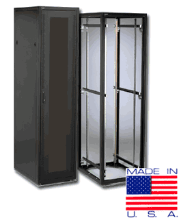 Custom Server Rack Cabinet 32U 42" Deep with Front/Rear Doors and Side Panels (Model# CRE6032)