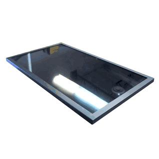 Display Chassis Mount, 43" LCD Monitor 1920 x 1080, 400nits, DVI+VGA 100~240VAC power code + Normal Clean Glass Front IP65
