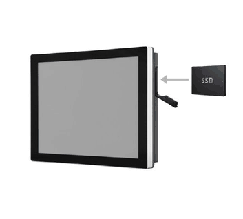 19" (1280*1024) Bezel-Free P-cap Panel PC, Skylake-U i7-6600U,  DC 9~36V, IP65 Aluminum Front Bezel, Removable 2.5" HDD Tray,1280*1024. Brightness 350nits, Viewing 85/85/80/80 Wide Temp -20~60C No Memory, Storage and OS. Est.Shipping Weight and Dimensions:67.2*21.2*52cm 14.8KG/pc