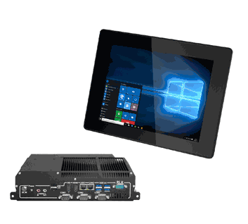 Fanless Industrial Panel PC 15.6" LED TFT LCD,  Intel Core 7th Generation i3 7100U 2.4 GHz, 2 x DDR4-2133 SO-DIMM, Max 32GB (Non-ECC) w/ Projected Capacitive Touch Screen  (Model:QPCW1560-i3)