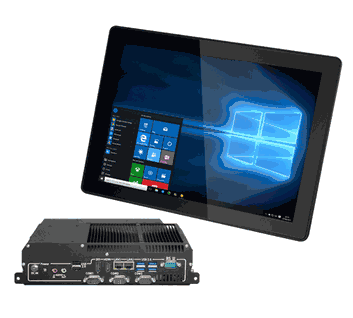 Fanless Industrial Panel PC 27" LED TFT LCD,  Intel Core 7th Generation i5 7300U 2.6 GHz / 3.5 GHz, 2 x DDR4-2133 SO-DIMM, Max 32GB (Non-ECC) w/ Projected Capacitive Touch Screen  (Model:QPCW2700-i5)