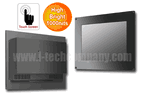 Flush Mount 10.4" LCD monitor, 1024 x 768, LED 1000 nits, VGA inputwith Projective Capacitive Touch (1-2mm) USB Controller (Model: EFM1040AHB2-PCT)