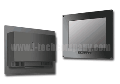 Flush Mount (OSD front) 10.4" LCD monitor, 800 x 600, LED 350 nits, VGA input (Model: EFMF1040)