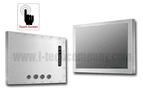 Full IP66/NEMA4X Stainless Steel Chassis Mount 10.4" LCD monitor, 1024 x 768, LED 350 nits, VGA input with Projective Capacitive Touch (1-2mm) USB Controller (Model: ECH6-1040A-PCT)