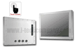 Full IP66/NEMA4X Stainless Steel Chassis Mount 10.4" LCD monitor, 800 x 600, LED 350 nits, VGA input with Projective Capacitive Touch (1-2mm) USB Controller (Model: ECH6-1040-PCT)