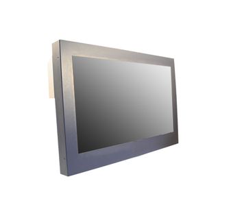 Fully Work Under Direct Sunlight 46" LCD (High Tni Panel Enhancement to Prevent Isotropic Blackout under Direct Sun up to 110C/230F) Water/Dust/Rain Proof 2500nits Daylight Readable Rugged LCD PCAP Touch with Clear Glass