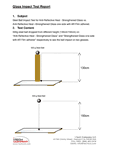Glass Impact Test Report