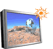 High Brightness/Sunlight Readable LCD 15" 1000nits Chassis Mount LCD Monitor w/ optional touch screen (Model iHDP-1500)