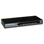 iKVM-801: 1 user, 8-port Rackmountable KVM Switch w/ OSD