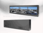 Industrial Chassis/Wall Mount Metal Housing, Stretched/Super Wide 19" LCD monitor, Resolutions 1680 x 342, 700 nits  VGA Input, Side OSD (Model: ECHS1900B)