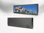 Industrial Chassis/Wall Mount Metal Housing, Stretched/Super Wide 37.9" LCD monitor, Resolutions 1920 X 502, 420 nits  VGA Input, Side OSD (Model: ECHS3790)