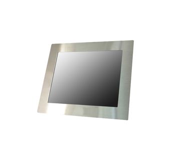 Front IP65 / Panel Mount / 19" TFT 1280x1024 / 1000 nits LED / VGA+DVI+HDMI Signal Input / PCAP Touch with USB Controller / Front Auto Light sensor  / Side OSD / DC 12V Power Input / VESA Mount