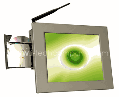 Intel Core 2 Duo/Core Duo/Core Solo/Celeron M Panel PC with 12.1" TFT LCD and Touchscreen (Model: PPC-3712G/9452)