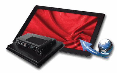 IP65 Front Fanless Panel PC 21.5" LCD integrated Intel Celeron Braswell Quad Core 6W 1.6GHz (Model: QPC2150N)