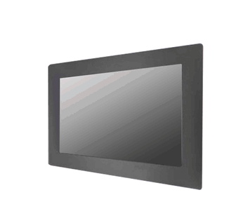 IP65 Front Panel Mount (Metal-5mm) High Brightness Wide 21.5"  LCD  1920*1080  1500nits, LCD Surface Temp up to 110C 1000:1, 89/89/89/89, Power Consumption 48W  with  VGA, HDMI and DVI input.  Operating temp is 0C-50C, Operating Humidity 10-90% w/ Integrated 21.5"- 5 Wires Resistive Touch with USB Controller