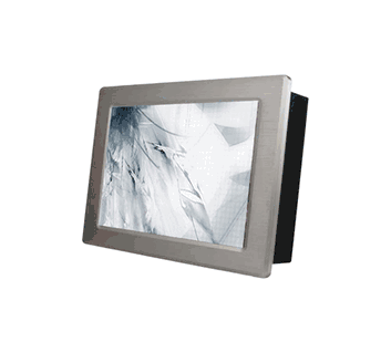 IP65/NEMA4 Panel Mount (Aluminum-6mm) 8.4" Panel Mount 6mm Front Aluminum Bezel 800x600, 1000nits LED,  Front IP65 VGA+DVI+HDMI Signal Input, AR Coating Glass, -20 to 70C, External Auto Dimming Sensor