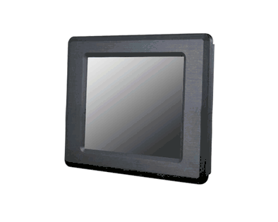 IP65/NEMA4 Wide Temp Panel Mount (Aluminum-6mm) 12.1" LCD monitor, 1024 x768, 1000nits LED VGA + DVI + HDMI Input, Rear OSD, including rear Clamp mount/VESA Mount, 5-Wires Resistive Touch with USB controller