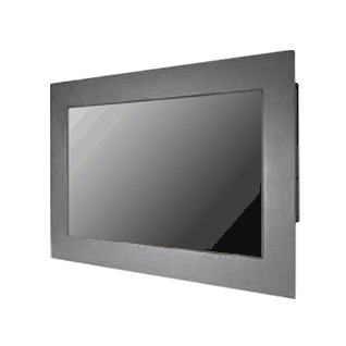 IP65 Panel Mount 15.6" Wide LCD monitor, 1366 x 768, LED 1000 nits, VGA input 10 points Projective Capacitive Touch (1-2mm) USB Controller (Model: EPPMW1560HB-PCT10)