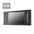 IP65 Rack Mount 12.1" LCD monitor, 800 x 600, LED 250 nits, VGA input 10 points Projective Capacitive Touch (1-2mm) USB Controller (Model: ERPM1210-PCT10)
