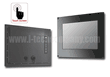 IP66 Flush Mount (OSD back) 10.4" LCD monitor, 800 x 600, LED 350 nits, VGA input with Projective Capacitive Touch (1-2mm) USB Controller (Model: EFPM6-1040-PCT)