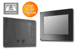 IP66 Flush Mount (OSD back) 12" LCD monitor, 800 x 600, LED 1000 nits, VGA input with 10 points Projective Capacitive Touch (1-2mm) USB Controller (Model: EFPM6-1210HB2-PCT10)
