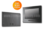 IP66 Flush Mount (OSD front) 15.4" Wide LCD monitor, 1280 x 800, LED 450 nits, VGA input (Model: EFPMF6-W1540HB)