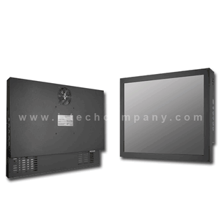 IP66 Front Military Grade Rugged Chassis Mount, 23.1" LCD monitor, 1600x1200, LED-400 nits, VGA HDMI DVI, AC-IN w/ Built-in Power, Comply MIL-STD-810G Vibration and shock. (Model: EMCM2310)