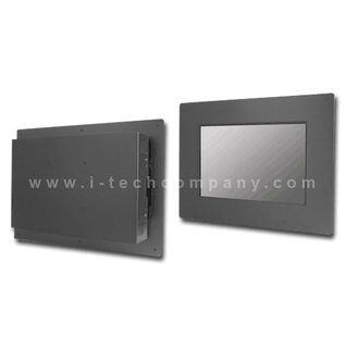 IP66 Military Grade Rugged Panel Mount, 10.1" wide LCD monitor, 1920x1200, LED-400 nits, WV(178/178), WT(-20C~60C), VGA HDMI DVI, AC-IN w/ Built-in Power, Comply MIL-STD-810G Vibration and shock, Power comply MIL-STD-1275D. (Model: EMPMW1010AWVWT)
