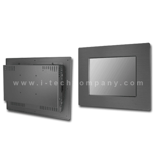 IP66 Military Grade Rugged Panel Mount, 10.4" LCD monitor, 800x600, LED-350 nits, WT(-30C~70C), VGA HDMI DVI, AC-IN w/ Built-in Power, Comply MIL-STD-810G Vibration and shock, Power comply MIL-STD-1275D. (Model: EMPM1040WT)