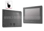 IP66 Panel Mount(OSD front), 12" LCD monitor, 1024 x 768, LED 350 nits, VGA input, w/o-Speaker, w/ Ext. Adapter, IP66 cables with Projective Capacitive Touch (1-2mm) USB Controller (Model: EPMF6-1210B-PCT)