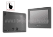 IP66 Panel Mount(OSD front), 17" Wide LCD monitor, 1920 x 1200, LED 200 nits, VGA input, w/o-Speaker, w/ Ext. Adapter, IP66 cables with Projective Capacitive Touch (1-2mm) USB Controller (Model: EPMF6-W1700A-PCT)