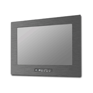 IP66 Panel Mount(OSD front), 19" LCD monitor, 1280 x 1024, LED 300 nits, VGA input, w/o-Speaker, w/ Ext. Adapter, IP66 cables, WV(178 o /178o) with 10 points Projective Capacitive Touch (1-2mm) USB Controller (Model: EPMF6-1900WV-PCT10)