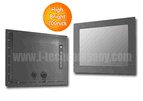 IP66 Panel Mount (OSD rear) 15" LCD monitor, 1024 x 768, LED 700 nits, VGA input, wide temperature & wide viewing angle, w/o-Speaker, w/ Ext. Adapter, IP66 cables (Model: EPM6-1500HBWVWT)