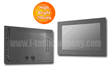 IP66 Panel Mount (OSD rear) 24" LCD monitor, 1920 x 1080, LED 700 nits, VGA + DVI + HDMI input, wide viewing angle, w/o-Speaker, w/ Ext. Adapter, IP66 cables (Model: EPM6-W2400HBWV)