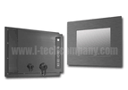 IP66 Panel Mount (OSD rear) 5.7" LCD monitor, 640 x 480, LED 400 nits, VGA input, WT(-30oC ~ 80oC), w/o-Speaker, w/ Ext. Adapter, IP66 cables (Model: EPM6-0570WT)