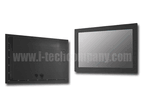 IP66 Panel Mount (OSD rear) 65" LCD monitor, 1920 x 1080, LED 350 nits, VGA + DVI + HDMI input, w/o-Speaker, w/ Ext. Adapter, IP66 cables (Model: EPM6-W6500)