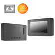 IP67 Chassis 10.1" Wide LCD monitor,  1280 x 800,  LED 1000 nits,  VGA input,  w/o Speaker, w/ Ext. Adapter,  IP67 cables,  SECC Metal w/ Powder coating with 10 points Projective Capacitive Touch (1-2mm) USB Controller (Model: ECH7-W1010AHB2-PCT10)