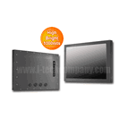 IP67 Chassis 12.1" LCD, 1024x768, LED-1000nits, VGA, WT(-30~70?), w/o Speaker, w/ Ext. Adapter,  IP67 cables,  SECC Metal w/ Powder coating  (Model: ECH7-1210BHBWT)