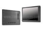 IP67 Chassis 12" LCD monitor,  1024 x 768,  LED 200 nits,  VGA input,  w/o Speaker, w/ Ext. Adapter,  IP67 cables,  SECC Metal w/ Powder coating (Model: ECH7-1210A)