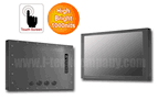 IP67 Chassis 22" LCD monitor,  1680 x 1050,  LED 1000 nits,  VGA input,  w/o-Speaker, w/ Ext. Adapter,  IP67 cables,  SECC Metal w/ Powder coating with Projective Capacitive Touch (1-2mm) USB Controller (Model: ECH7-W2200HB2-PCT)