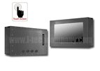 IP67 Chassis w10.1" LCD, 1900x1200, LED-350nits, VGA, w/o-Speaker, w/ Ext. Adapter,  IP67 cables,  SECC Metal w/ Powder coating with Projective Capacitive Touch (1-2mm) USB Controller (Model: ECH7-W1010C-PCT)