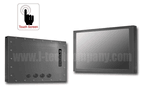 IP67 Chassis w22" LCD, 1680x1050, LED-250nits, VGA, WV(178/178), w/o-Speaker, w/ Ext. Adapter,  IP67 cables,  SECC Metal w/ Powder coating with Projective Capacitive Touch (1-2mm) USB Controller (Model: ECH7-W2200WV-PCT)
