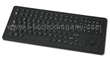 Keyboard and Hulapoint mouse - PS2, NEMA 4, sealed, black ABS plastic case, with tray and mounting hardware, 6 ft. cable for direct attachment to computer (Model: KBP4D)