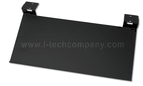 Keyboard Tray with lip, black powder coated steel, NEMA 4 (for use with aftermarket keyboard) (Model: KTB)