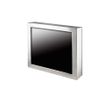 15" Full IP65 Stainless Steel Panel PC with 5W Resistive Touch Screen 13th Gen i3-1315UE, 2 x USB , 2 x RS232, 2 x GLAN, 2 x 12V DC in Power Adapter, all M12 waterproof connectors with cables, external heatsink VESA 100x100 & & Yoke mount, 1024 x 768 dpi (Support Win 11)