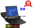 KVM over IP Rackmount LCD 19" Monitor 2U Keyboard Drawer 16-port PS/2 KVM. (Model: NVIP219162d / NVIP219162t / NVIP219162e / NVIP219162b / NVIP219162c)
